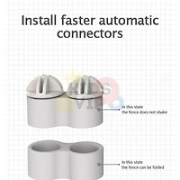 KidsVIP Parc de jeu pliable intérieur/extérieur avec 20 panneaux clôture et sécurité pour les tout-petits et les nourrissons
