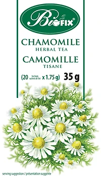 Biofix Chamomile Herbal Tea, Caffeine-Free, 20 Tea Bags, Chamomile tea, 20 bags