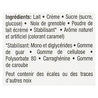 Crème glacée Coaticook érable et noix, sans arachides, sans gluten