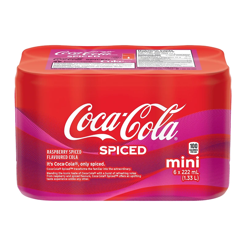 COKE SPICED, 6X222ml