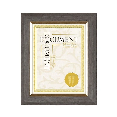 Cadre à document gris Duchesne de Hometrends 21,6 cm x 27,9 cm