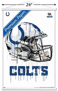 NFL Indianapolis Colts - Drip Helmet 20 Wall Poster