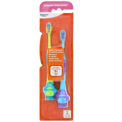 Brosses à Dents Pingouin pour Enfants 2 unités