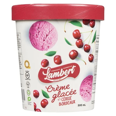 Lambert Bordeaux Cherry Ice Cream, Volume 500ml