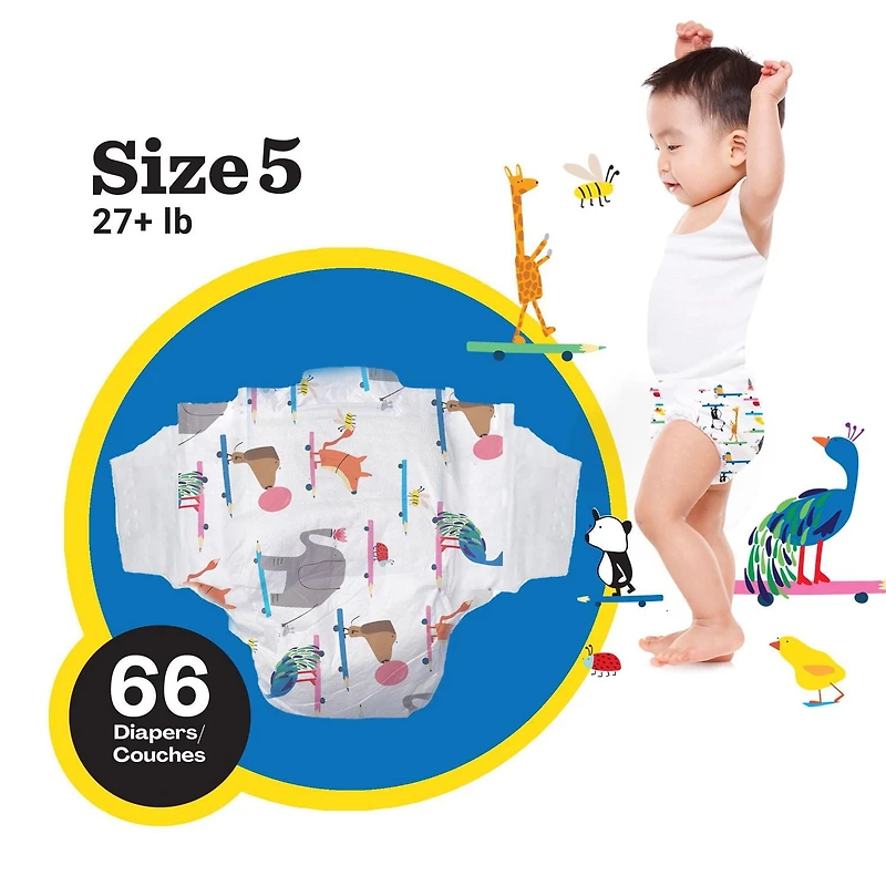 Hello Bello™ Diapers - Club Pack - Size N (0-10 lbs) - 96 ct., Ultra-Soft, Cloth-Like Feel, Inside and Out!
