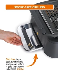 COMMERCIAL CHEF Indoor Smokeless Infrared Grill
