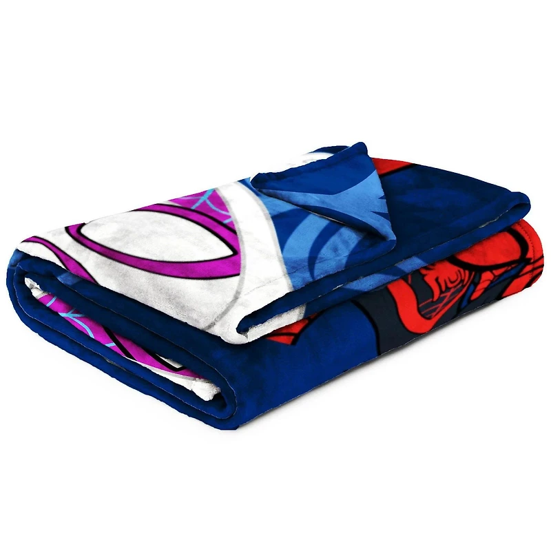 Spidey et ses Amis Extraordinaires Couverture Toucher Soie pour Lit 1 Place pour Enfants, 100 % Polyester 157,5 x 229 cm