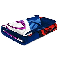 Spidey et ses Amis Extraordinaires Couverture Toucher Soie pour Lit 1 Place pour Enfants, 100 % Polyester 157,5 x 229 cm