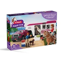 Schleich Lakeside Truck and Trailer Car Playset, 119 Count