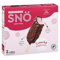 Snö Plant Based Crunchy Raspberries Bars