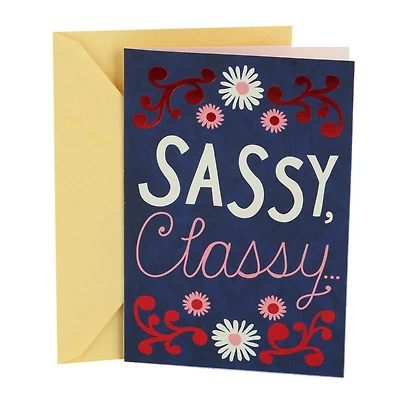 Carte de fête  amusante Hallmark Shoebox