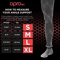 OPROtec Ankle Support with Gripper - XL