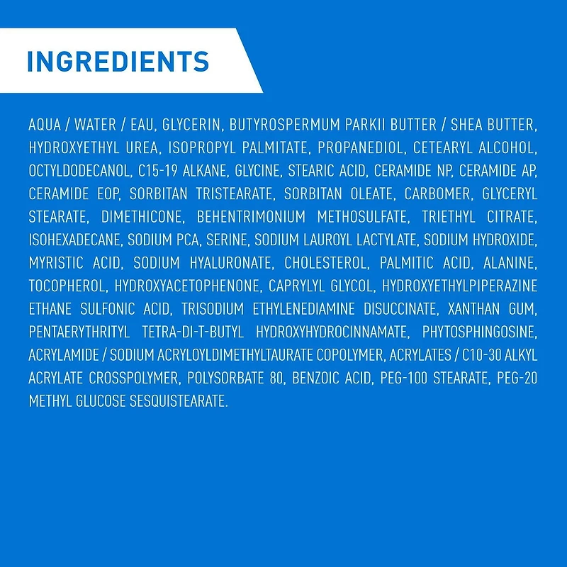 CeraVe Lotion Hydratante Intensive, Lotion avec 5 % Hydro-Urée pour Peau Sèche et Démangeaisons, 355 ml