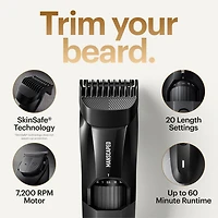 MANSCAPED® The Beard Hedger™ - Premium Men's Beard Trimmer with Beard Comb, Beard Trimmer