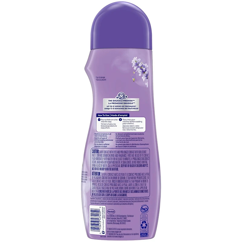 Snuggle In Wash Booster de parfum lavande et orchidée vanille, 595 g 1 bouteille, 595 g