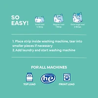 Tru Earth Laundry Detergent Sheets - 64 Strips - Fragrance Free