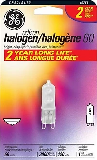 Ampoule halogène T4 de GE Lighting Canada de 60 W