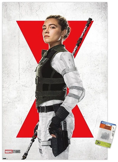 Marvel Black Widow - Yelena One Sheet Wall Poster with Magnetic Frame