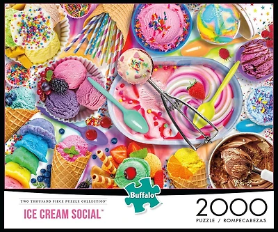 Buffalo Games Ice Cream Social 2000 Piece Jigsaw Puzzle