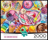 Buffalo Games Ice Cream Social 2000 Piece Jigsaw Puzzle