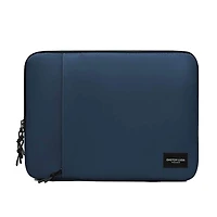 Gaston Luga Housse matelassée Dash 13"/14" | Cuir végan durable | Convient aux ordinateurs portables 11″-14″ | Bleu Foncé