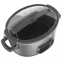 Black + Decker 7-qt Locking Lid Digital Slow Cooker