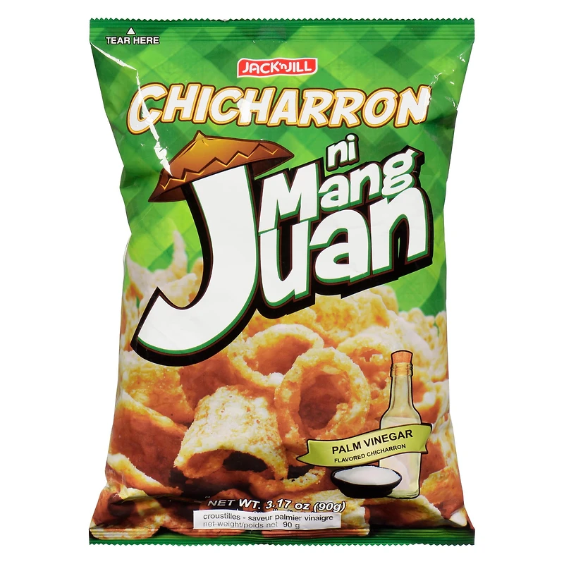 Jack&Jill Mang Juan Chicharon Paombong 90g per bag, Vegetarian Chicharon, Jack&Jill Mang Juan Chicharon Paombong 90g per bag