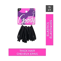 Goody Ouchless damage-free super stretch - Elastiques noirs - 15Ct