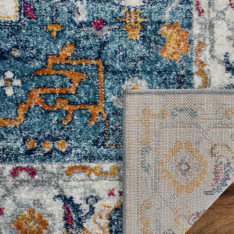 SAFAVIEH Madison Blaire Floral Bordered Area Rug