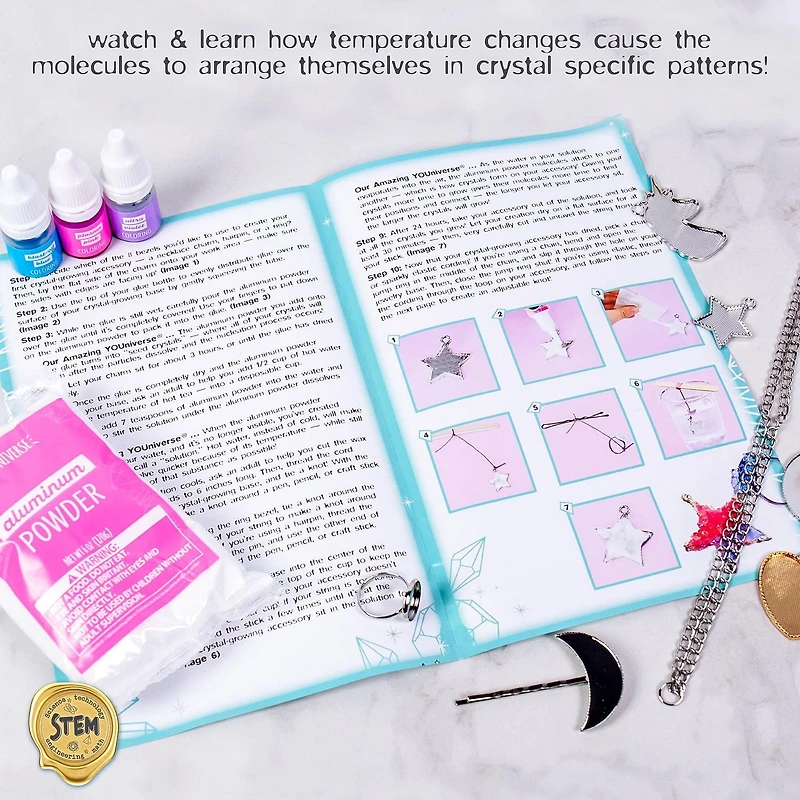 D’accessoires sur lesquels faire pousser des cristaux D’âge: 8+