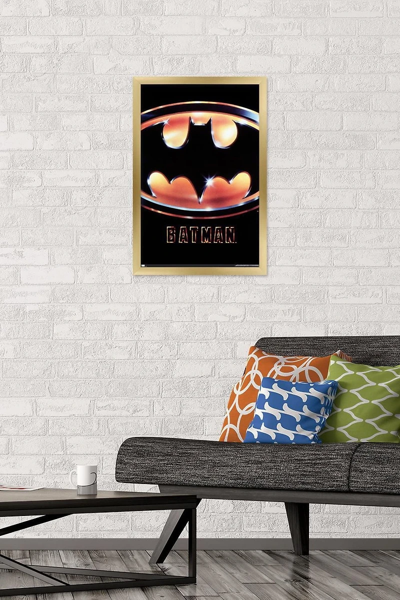 DC Comics Movie Batman (1989) - Logo One Sheet Wall Poster, 22.375" x 34"
