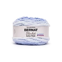 Laine jumbo en polyester Bernat® Blanket Exthick Perfect Phasing™ n° 7, bleu électrique, 600 g (21,2 oz), 60 m (65 yards)