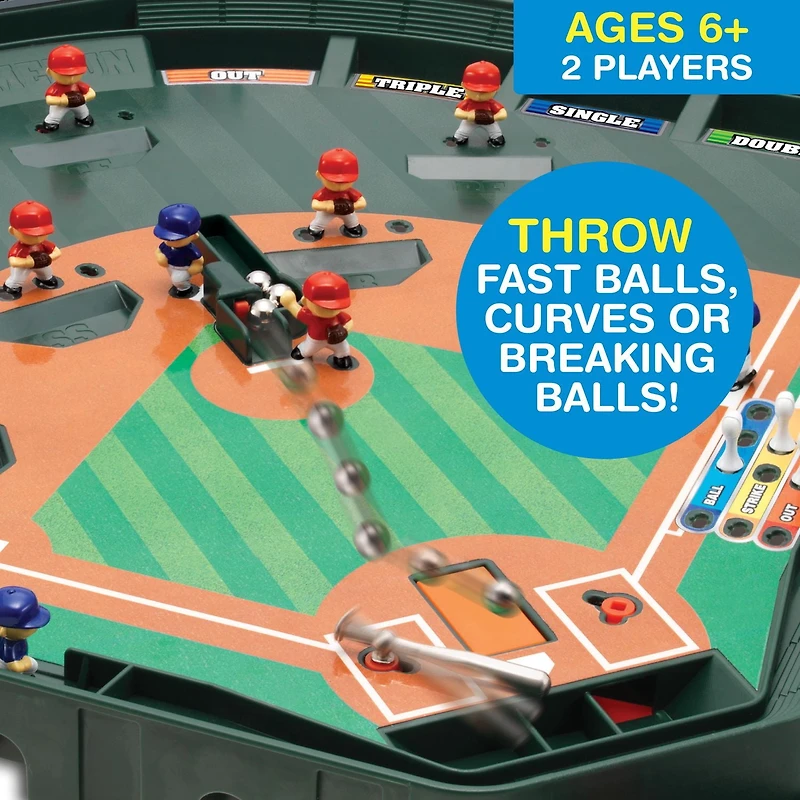 Jeu de baseball Game Zone Super Stadium, jeu d'action de table pour adultes et enfants à partir de 6 ans