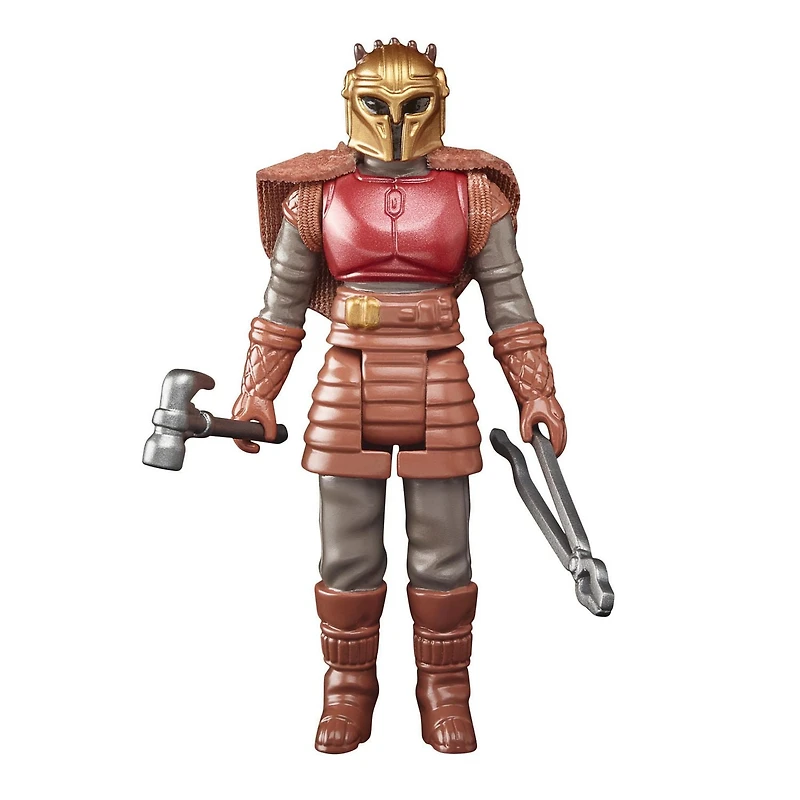Star Wars Retro Collection The Armorer Toy 3.75-Inch-Scale Star Wars: The Mandalorian Collectible Action Figure, Toys for Kids Ages 4 and Up