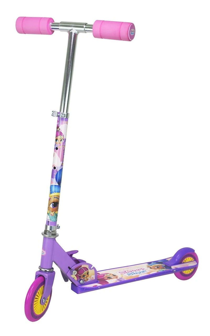 Ensemble combo Trottinette pliable Shimmer & Shine+Casque Multi-Sport