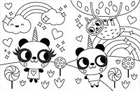 My Pandacorn Colouring Book