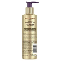 Soin de lait démêlant sans rinçage Pantene Gold Series sans sulfate avec huile d’argan pour cheveux bouclés et enroulés