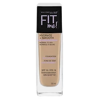 Maybelline New York Fit Me®, Hydrate + Smooth Liquid Foundation, 30  ML, 1 fl oz, 30 mL