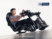Next Level Racing® F-GT Pro Formula and GT Racing Simulator Cockpit- Black Edition [NLR-R003]