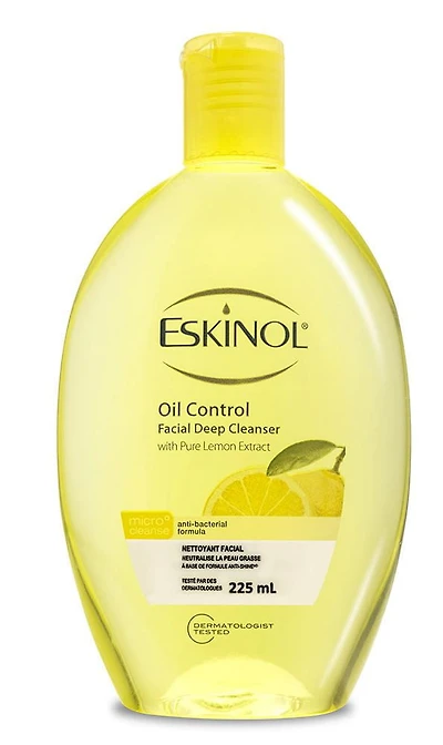 Eskinol Nettoyant Facial en Profondeur à Base de Formule Anti-shine™