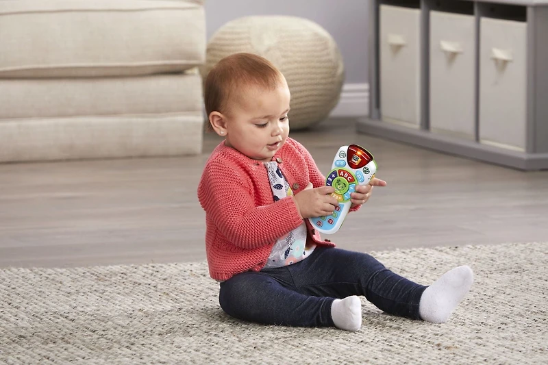 LeapFrog Super télécommande parlante - Télécommande factice avec musique et lumières pour tout-petit - Version anglaise 6 mois à 3 ans