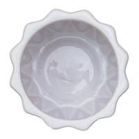 Better Homes & Gardens Céramique Pot à motif géométrique de 12,7 cm-Blanc Pot de fleur