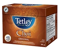 Tetley Tea Chai Original, 48 bags, Tetley Chai Tea 48ct