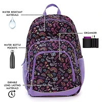 Jetstream Multi-Compartment Backpack with Front Pockets & Mesh Sides, School Back Pack
