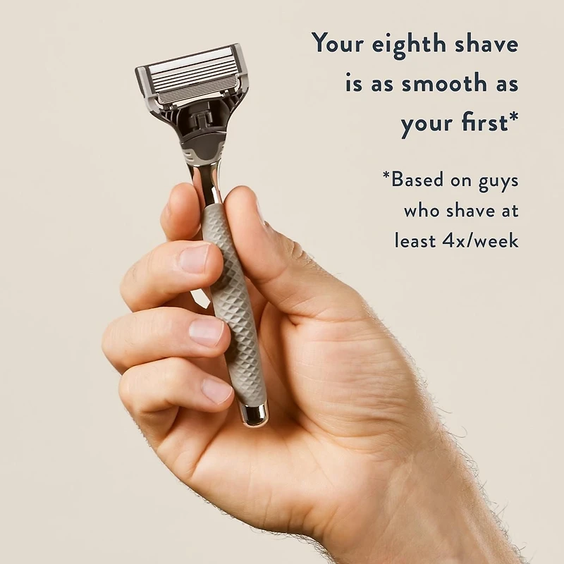 Rasoir Harry’s pour hommes Manche Édition chrome 1 manche + 2 cartouches