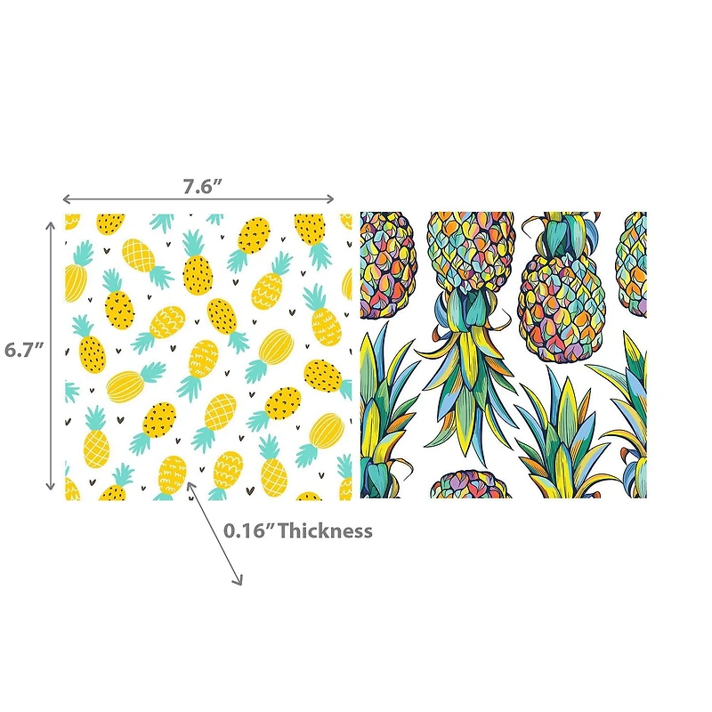 Ensemble À Ananas En Tissu À Plat Suédois De 2