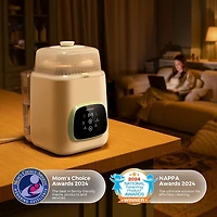 Lave-biberons, stérilise et sèche-biberons Momcozy KleanPal Pro - Machine de nettoyage tout-en-un pour les biberons, les pièces de pompe et les articles essentiels pour bébé - Gain de temps et entreti