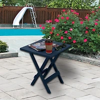 table d'appoint pliante, bleue