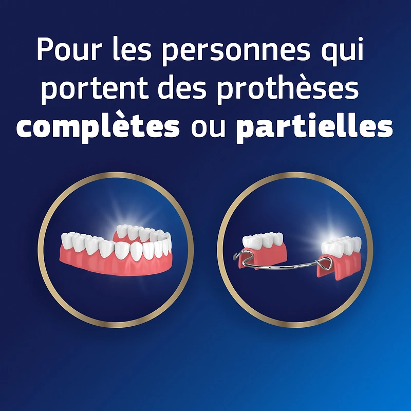 Adhésif sûr pour prothèses Fixodent Ultra Tenue maximale 62 g, paquet de 2