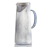 Stripe Tea/Water Jug with Strainer Lid 0.75L